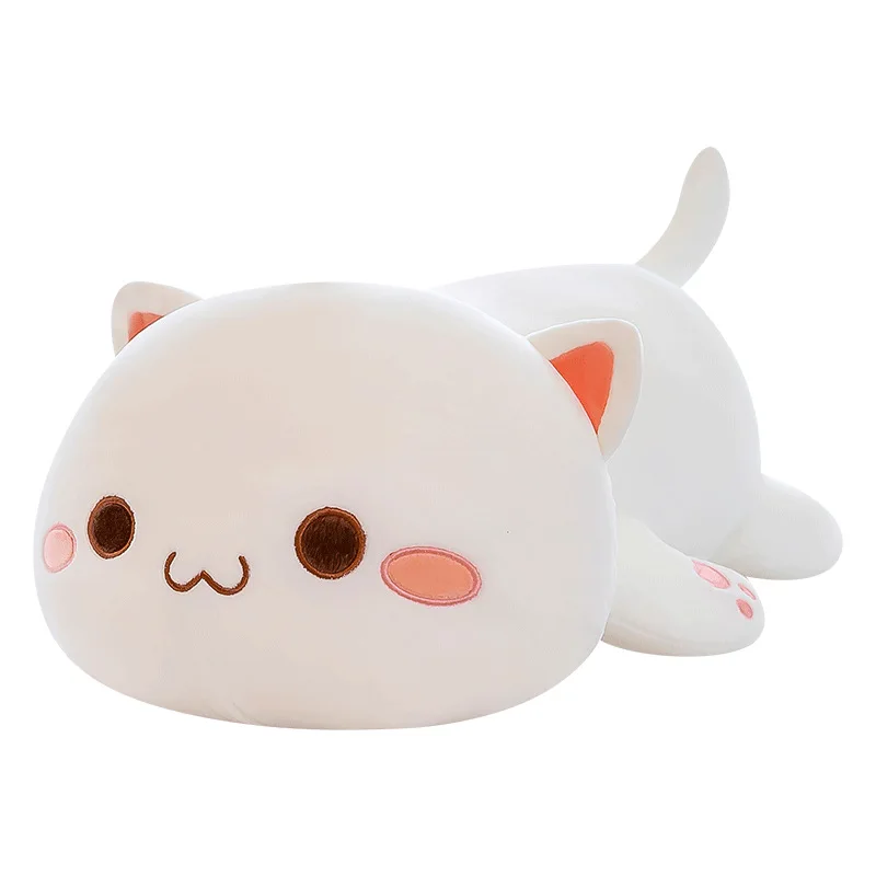 Creative New Peach Cat Doll Plush Toy Kitten Birthday Gift Cute Cat Pillow Doll Cojines Decorativos  Cute Pillow  Office Chair 5