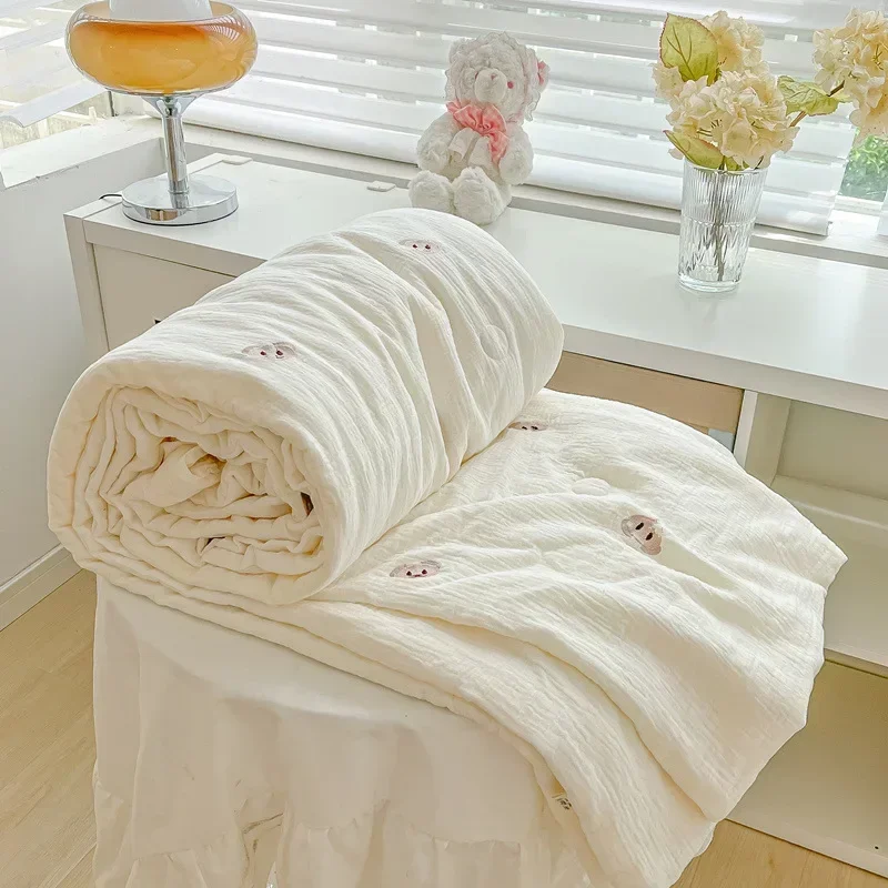 Summer Ice Cool Thin Quilt Comforter Soft Air Conditioning Quilt Duvet Blanket Bed 150 Single Bed Quilt summer quilt summer quilt set bed comforter