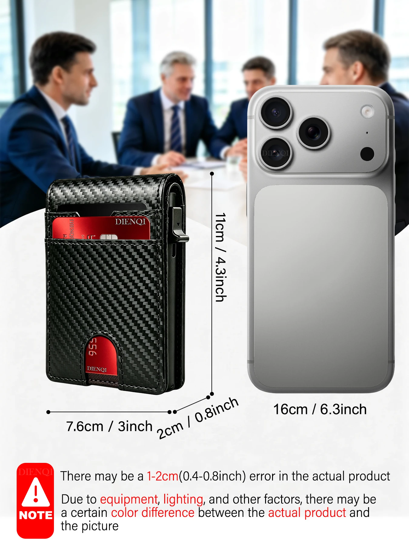 Magnetic Minimalist RFID Smart Wallet - Luxurious Metal Card Holder and Pop-Up Case