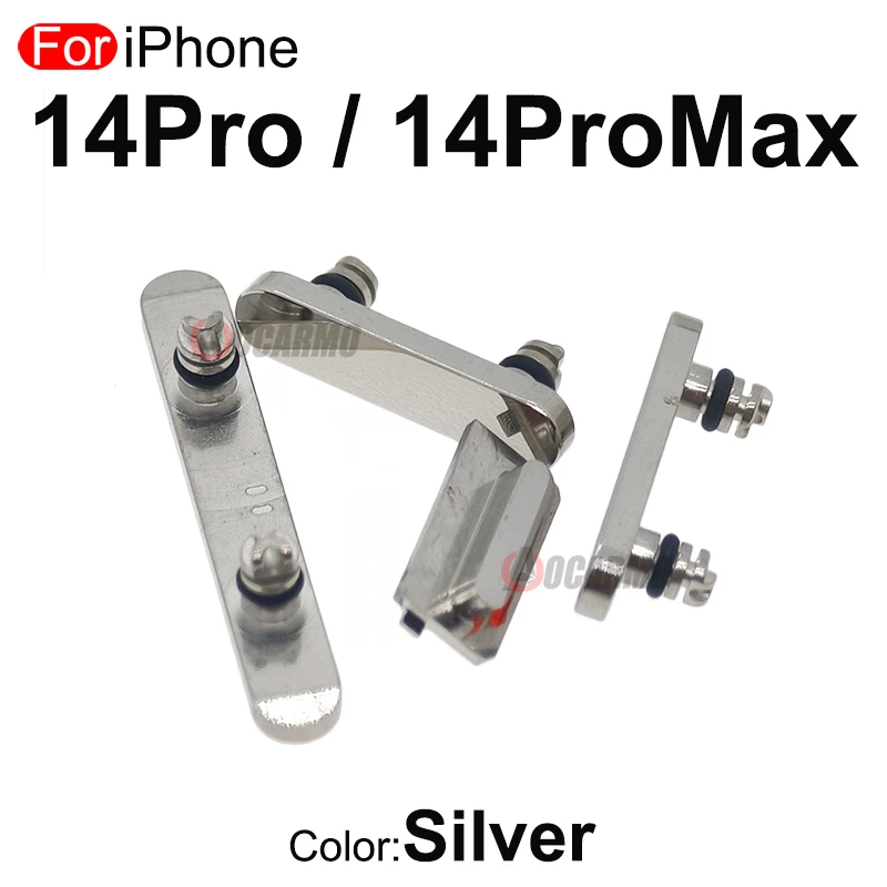 Phone Switch Key Power Volume Control Button For Apple iPhone 14 Pro Max 14Pro 14PM Full Set Side Replacement Parts