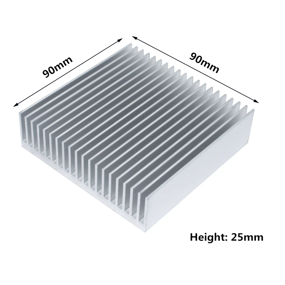 Extrudierter Aluminium-Kühlkörper für Elektronische LED-Chips, Leistungsverstärker, Kühler, Wärmeableitung – Detail 21
