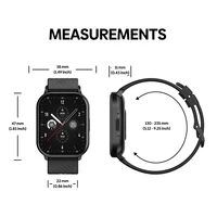 New Zeblaze GTS 3 Voice Calling Smart Watch Ultra-big 2.03'' HD Screen 24H Health Monitor 100+ Sports Modes 200+ Watch Faces 6