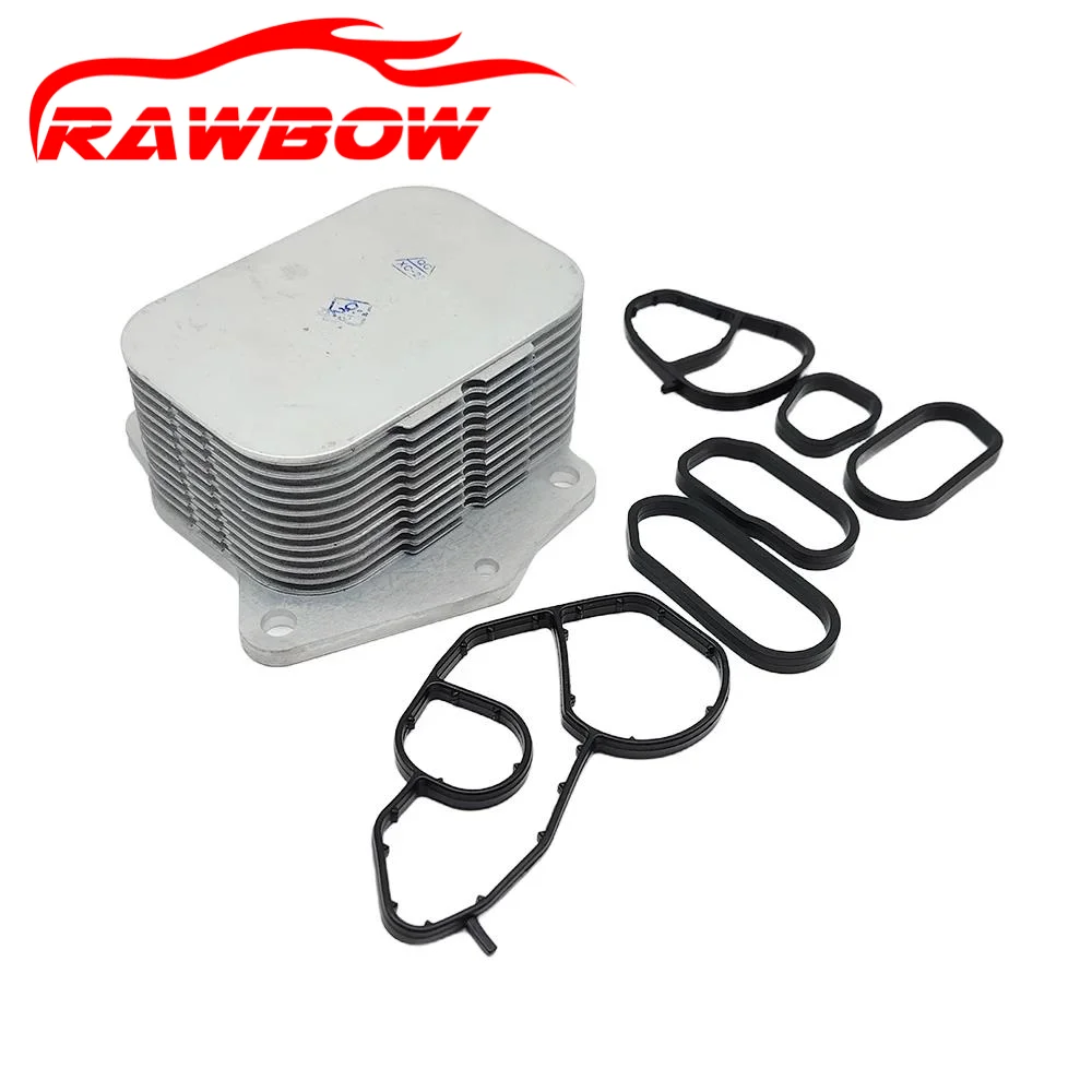 Engine Oil Cooler Compatible For Peugeot 207 307 308 Compatible for Partner 1.6 HDi 1103.K2 11427805977 1145941