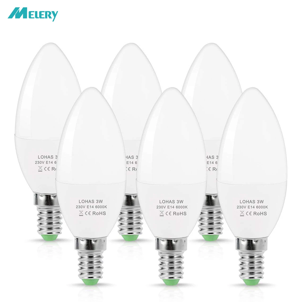 Bombillas de luz LED tipo E14, 3W, lámpara incandescente equivalente a 25W, día blanco, 250lm, pequeño tornillo paquete de 6 - AliExpress Luces e iluminación