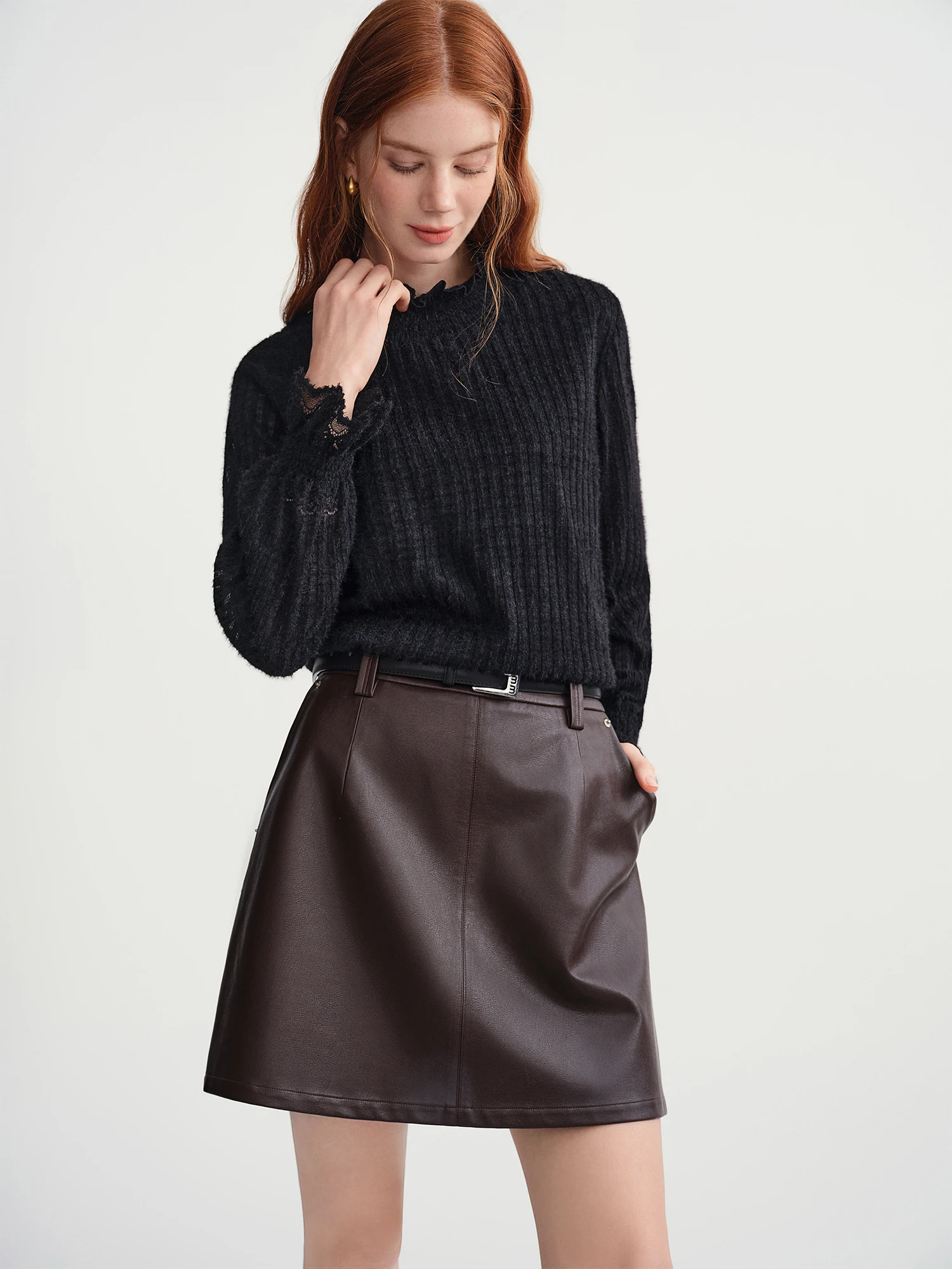 DUSHU Gentle Bottoming T-shirt Women, Top Loose All-match Elegant Ladies - Uniqwear