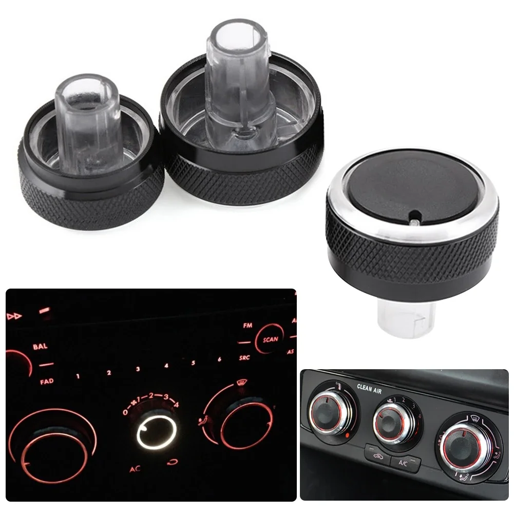 Car Knob Covers Car Air Conditioning Knob AC Switch Knob Heat Control Button Volkswagen VW Golf4 GOLF 4 MK4 Passat B5 Bora