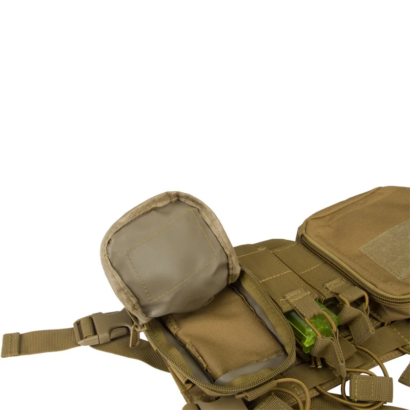 CS Match Wargame TCM Chest Rig Airsoft Taktische Weste Pack Magazin Tasche Holster Molle System Taille Männer Nylon – Detail 23
