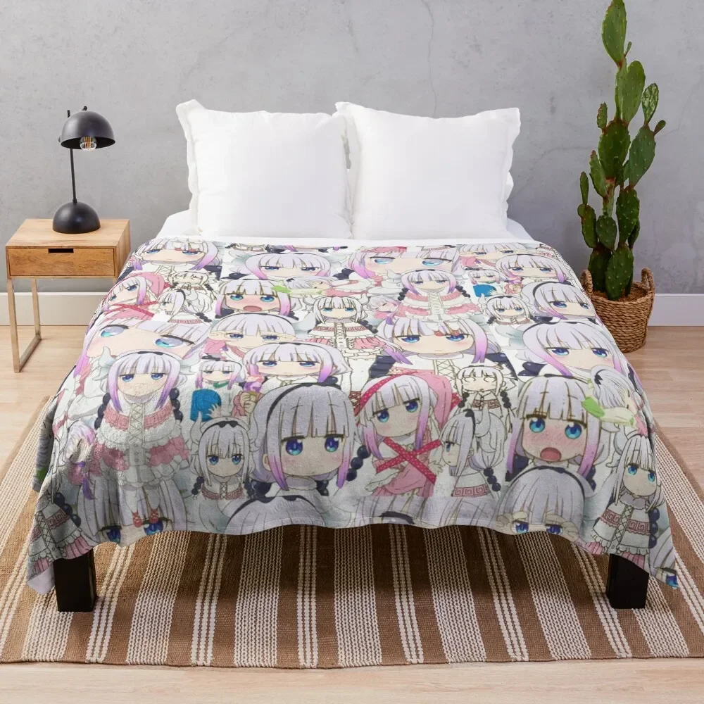 

Kanna Throw Blanket Soft Plaid Summer Soft Plush Plaid Vintage Blankets