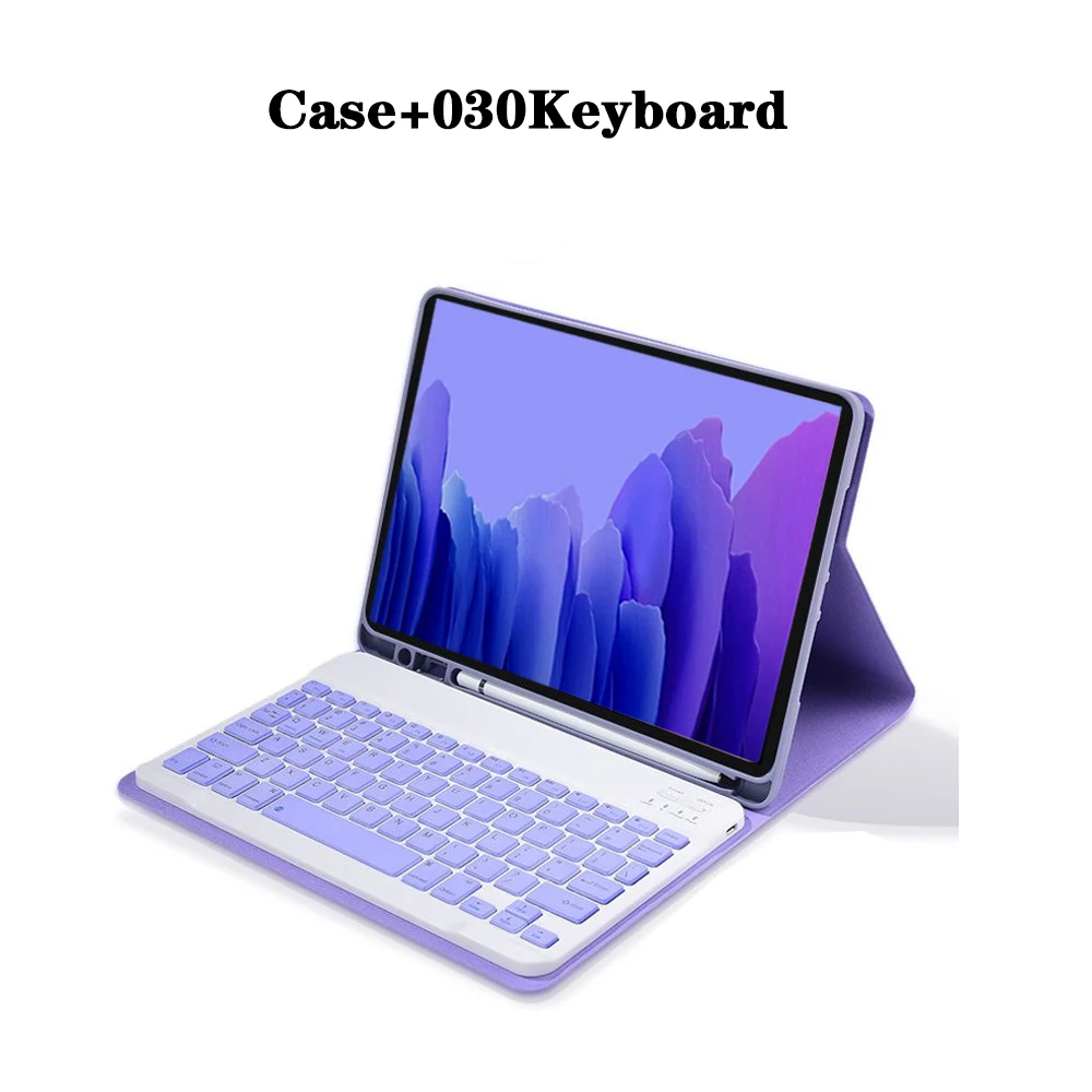 Premium Keyboard Case with Pencil Holder & Detachable Bluetooth Keyboard