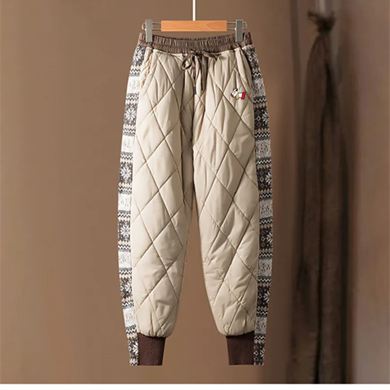 명품 Winter Golf Wear Women New Korean Golf Pants Thickening Keep Warm Casual Pants Outdoors Sports Women Clothes