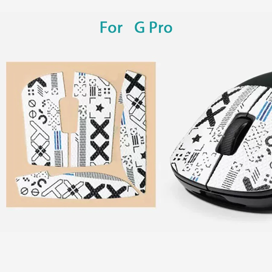 Nastro Antiscivolo Per Mouse Logitech G PRO Wireless – Skin In Poliuretano 0,5mm, Resistente Al Sudore, Autoadesivo 3M, Kit Di Personalizzazione Gaming - 5