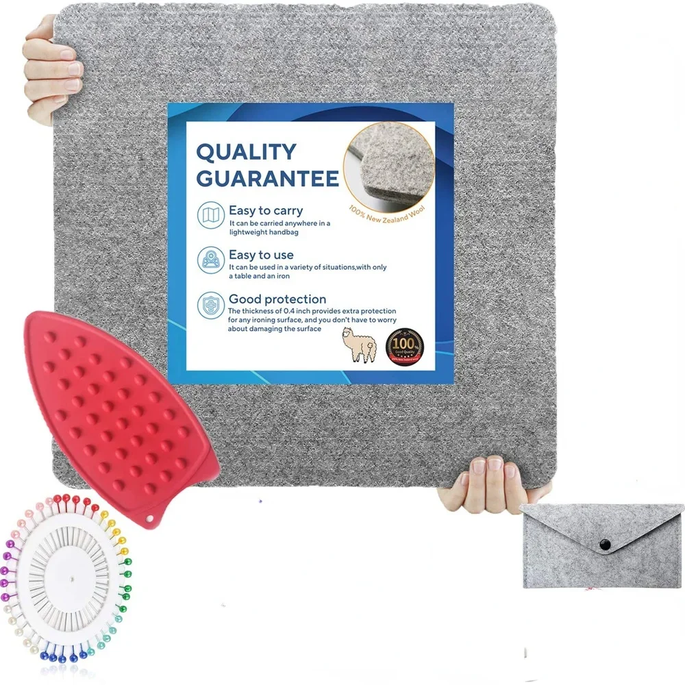 Wool Ironing Mat Kit -Portable and Protect Surface 10