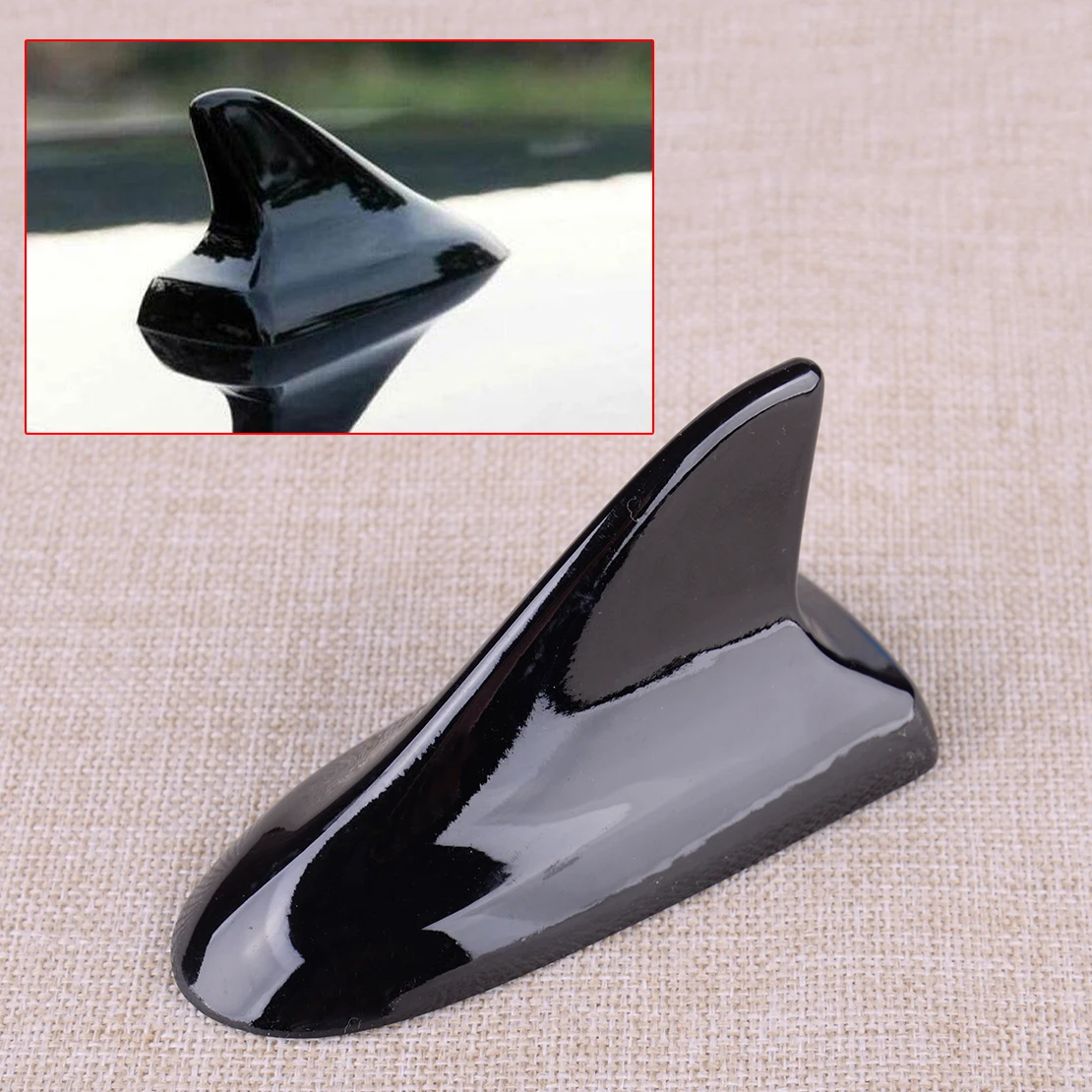 

Глянцевая черная крыша Акулий плавник Крышка антенны приемника отделка Подходит для Ford Explorer 2011 2012 2013 2014 2015 2016 2017 2018 ABS