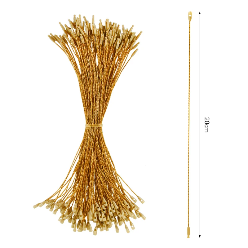 100pcs Christmas Drop Ornaments String Ribbon Xmas Ball Pendant Hanging Ropes Christmas Decorations for Home Gift Packaging Tag