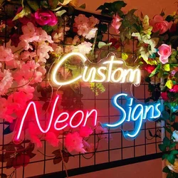 Personalised Custom Neon Signs Led Night Light Company Logo Birthday Gift Party Wedding Room Wall Decor Customizable Neon Sign