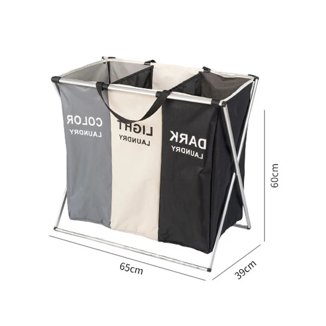 Meidjia 3 Ujj Mosoda Kosár Oxford Kendő Összecsukható Piszkos Ruhák Tároló Szervező Akadályok Otthoni Sundries Kosarak - Image 6