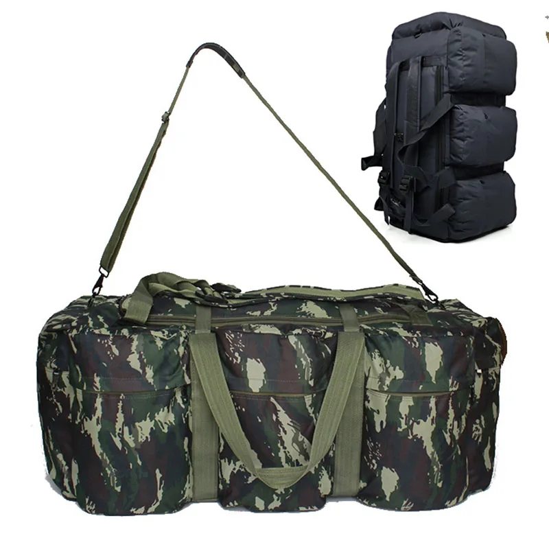 

Camouflage Bag 100L Large Capacity Camping Tent Storage Handbag Outdoor Waterproof Military Tactical Backpack Nylon Travel Bag