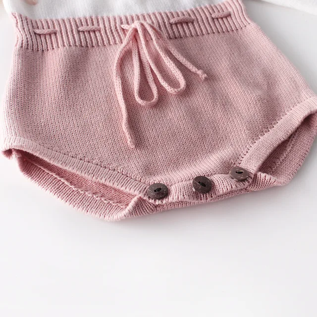 2022 clothes for babies hand-embroidered sweater knitting wool conjoined clothing bag