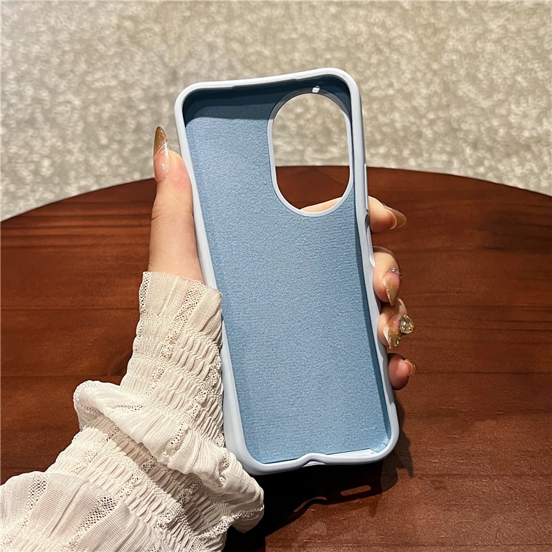 Premium Luxury Liquid Silicone Shockproof Back Cover