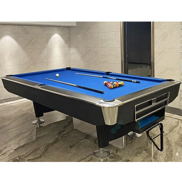 Factory Superior Billiard Table Black 8 Foot 9FT Pool Table Billiard