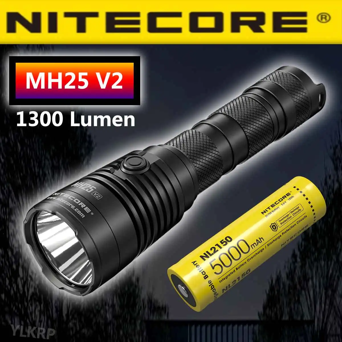 Nitecore flashlight MH25 V2 HUNTING KIT - Taktické svietidlá
