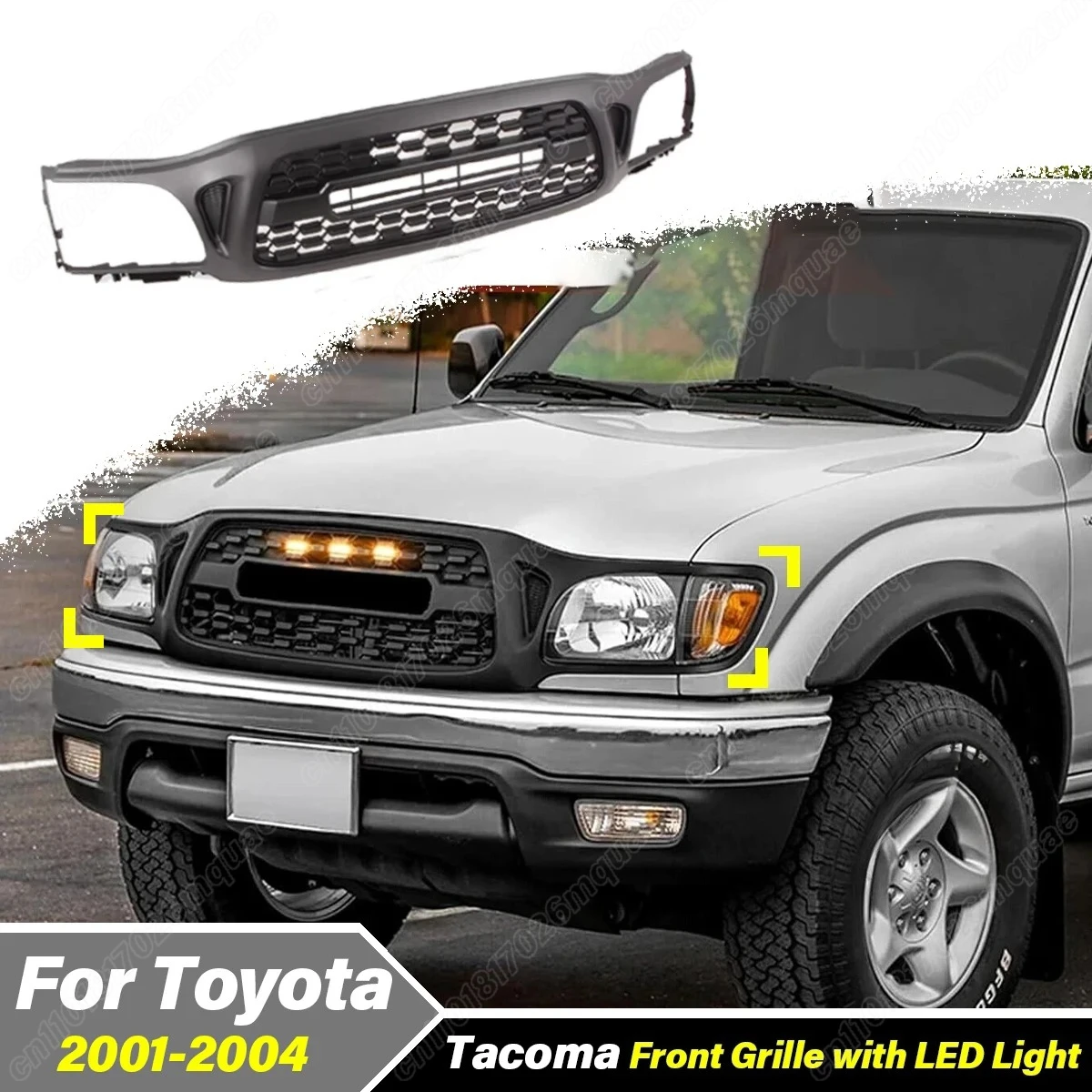Per Toyota Tacoma 2001 2002 2003 2004 Motore di Automobile Griglia di Aspirazione Aria Corpo Anteriore di Raffreddamento Del Motore Accessori Decorativi