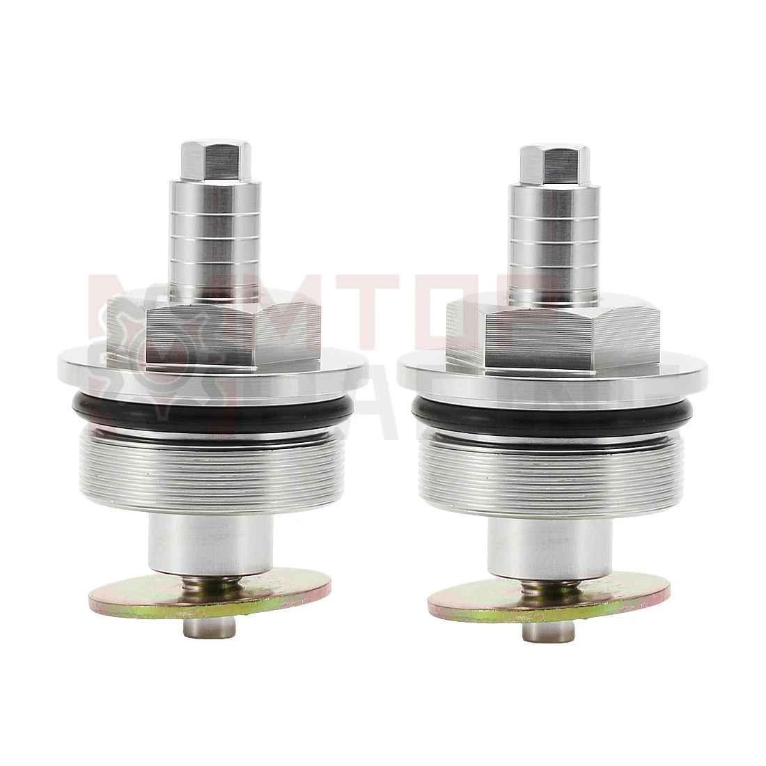 

Мотоцикл CNC предварительно загружаемые вилки болты для Suzuki DR750 1988-1989 DR800 1990 51351-44B00 передний винты Подвески Серебристый