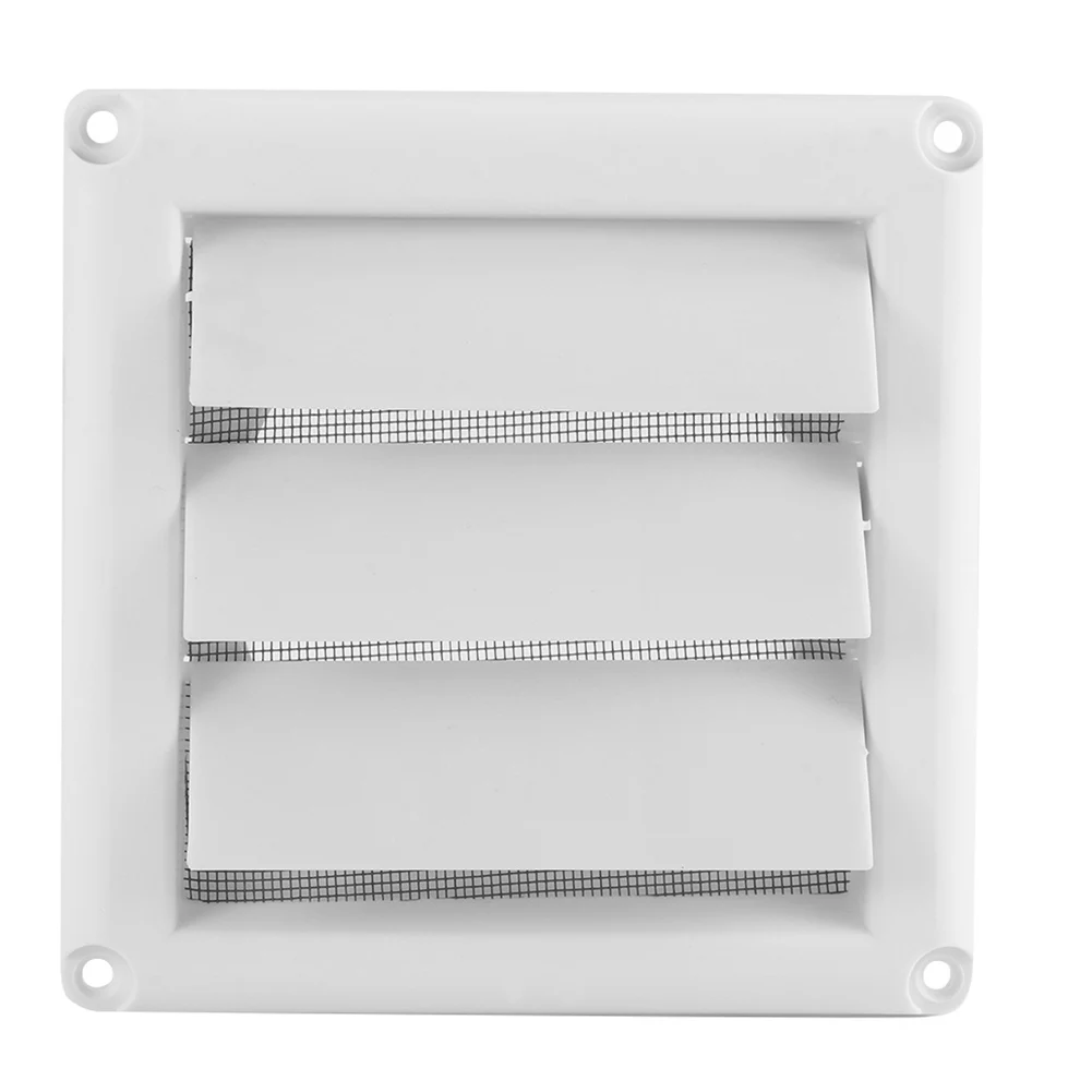 

Fresh Air System 6inch Plastic Vents Single-Layer Return Air Shutter Vents With 3 Flaps Home Cooling Air Vent Grille Ventilation