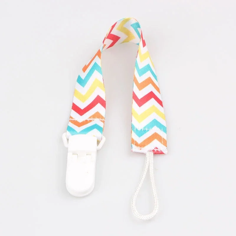 Baby Pacifier Clip Chain Ribbon Dummy Soother Holder Anti-drop for Infant
