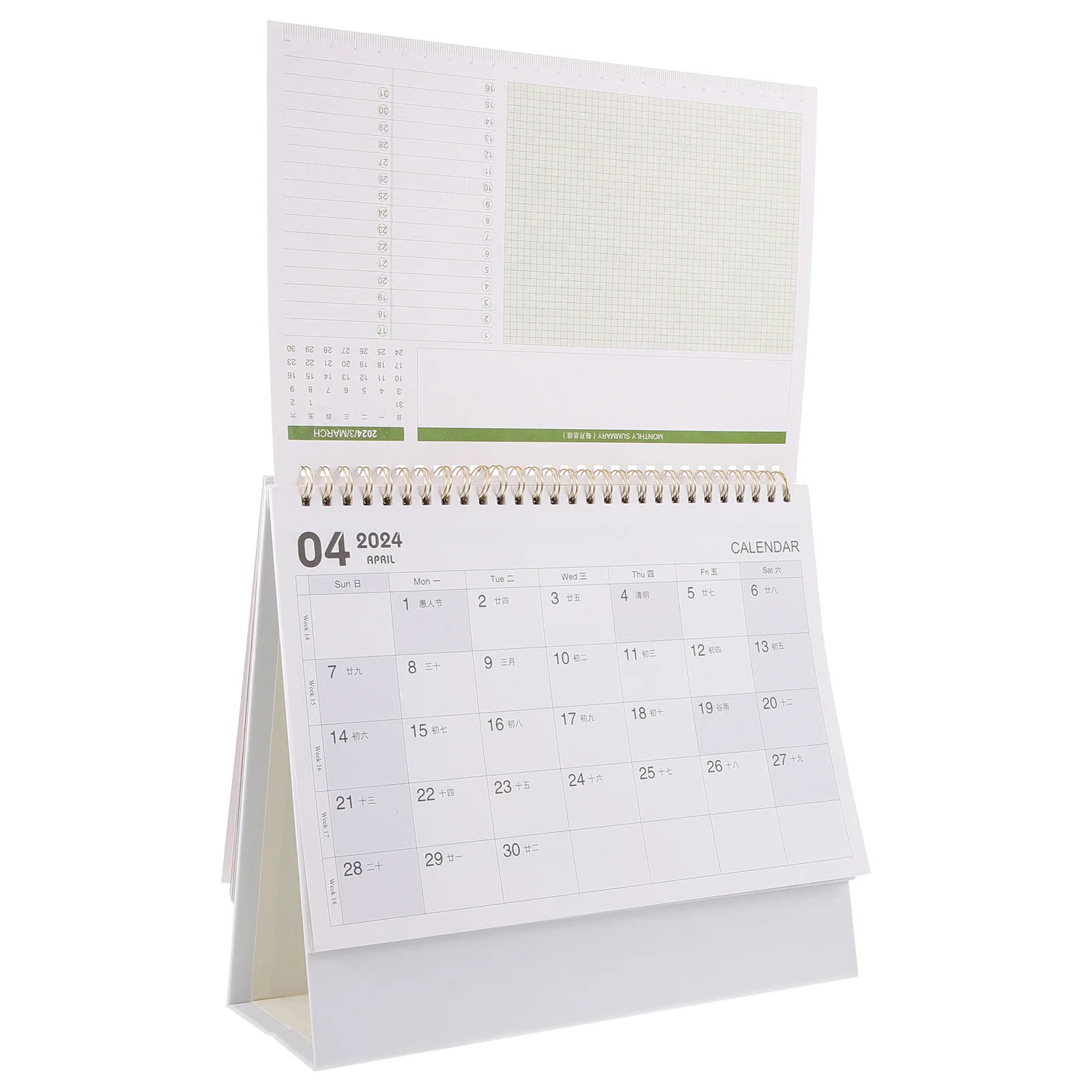 Calendar Office Desk Delicate Mini Year Calendars Daily Use Household Standing Ornaments