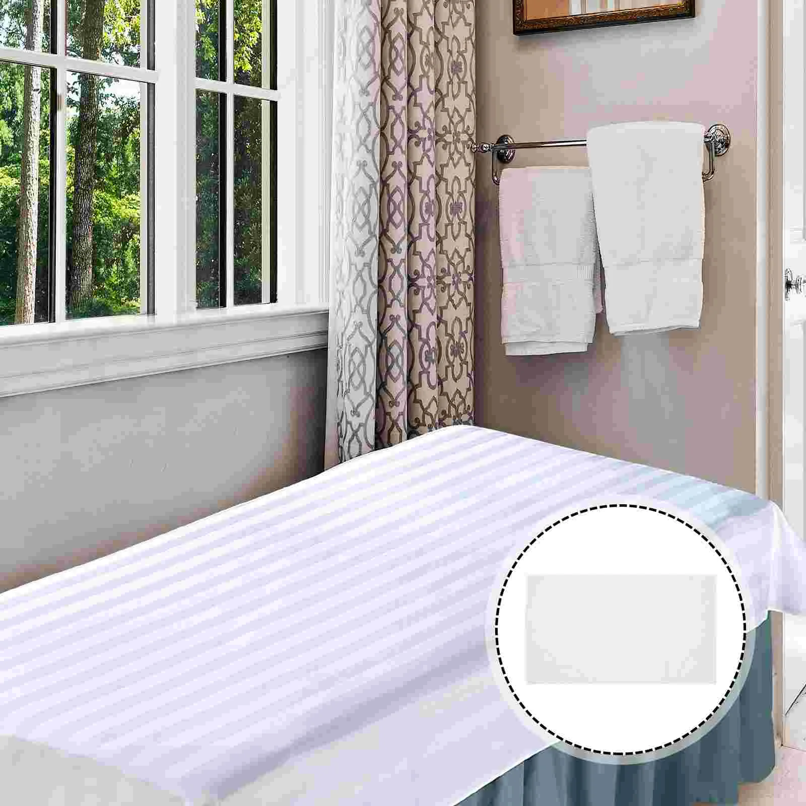 

Hospital Bed Sheet Supply Mattress Cover Washable Twin Size Mattresses Quick-drying for Topper with Holes