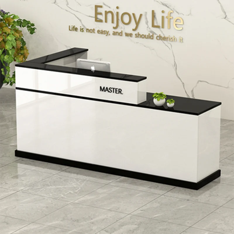 Bar Pulpit Cash Counter Desk Restaurant Tables White Wooden Podium Luxurious Small Desk Pulpitos Laudry Cabinet Bureau Furniture