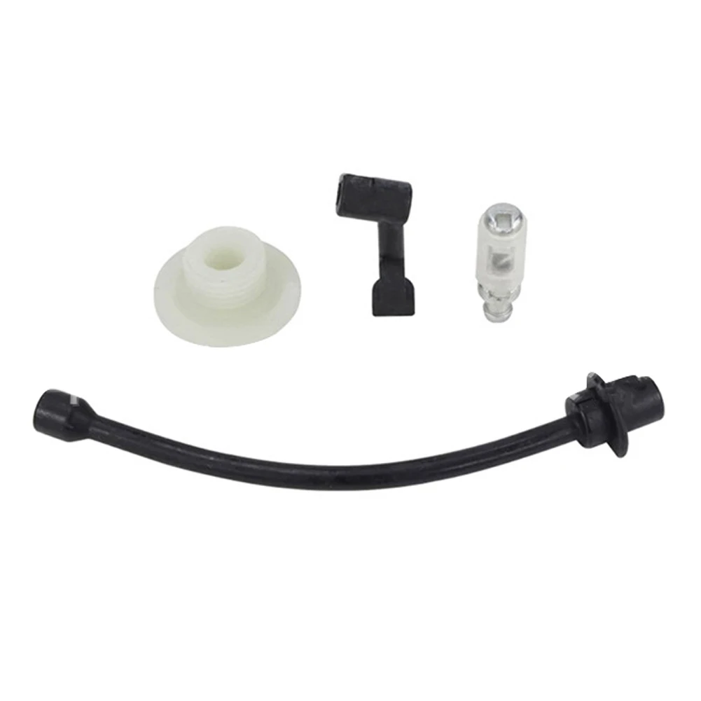 5Pcs Oil Pump Filter Pipe Hose Line Oil Nozzle Turbine Kit for 4500 5200 5800 45CC 52CC 58CC Chainsaw Spare XY