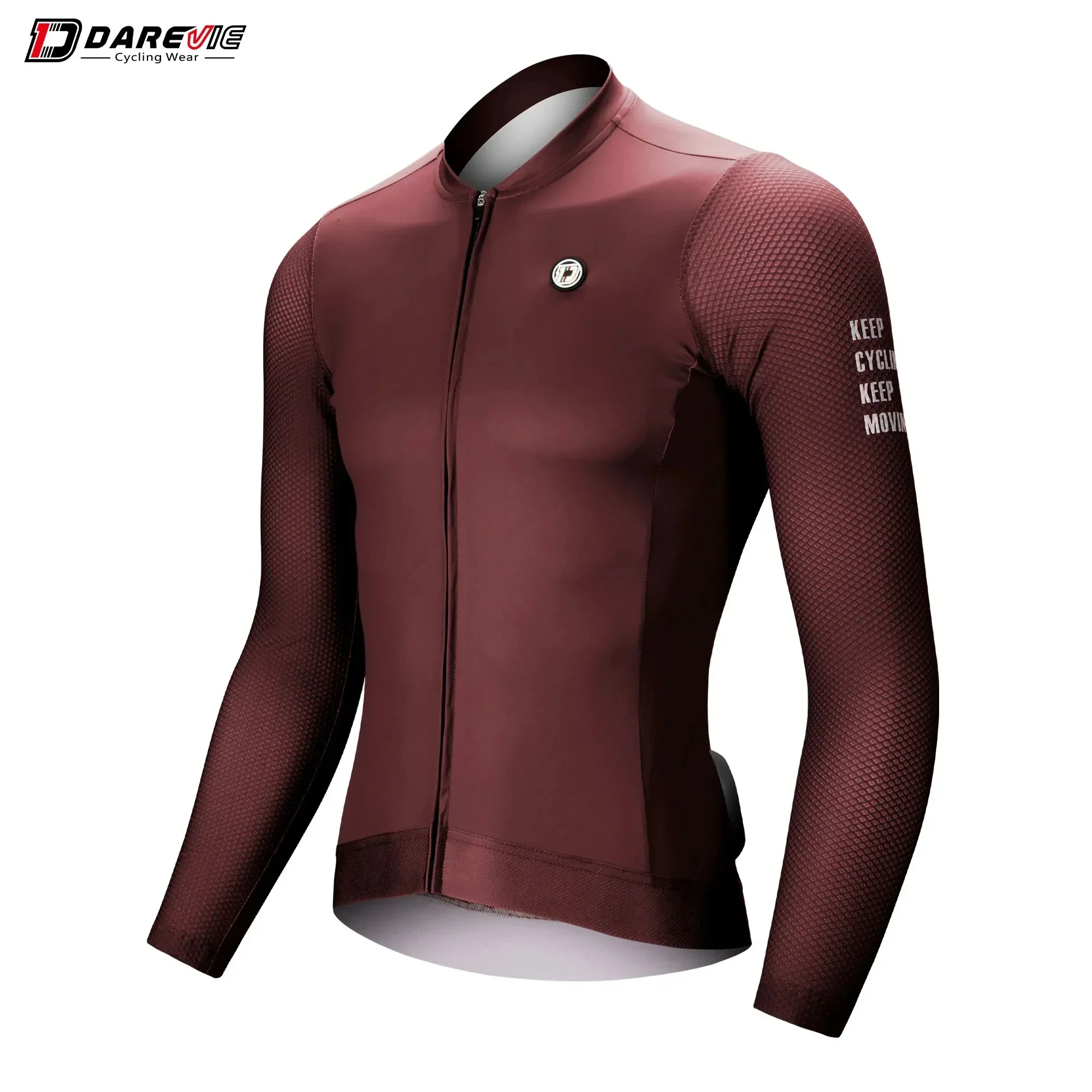 thumbnail image 1 of Maillot de ciclismo DAREVIE Slim Fit SPF 50+ Pro Team, transpirable, de manga corta y larga, equipamiento para ciclismo de montaña para hombre y mujer, 1 of 5