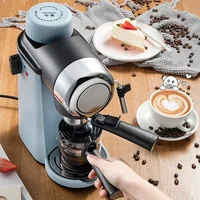 Coffee maker Small Semi-automatic Italian Type on The Spot Grinding Mini Milk Foaming Machine Integrated Intelligence 1