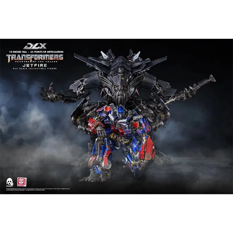 

Original Threezero Transformers DlX Revenge Of The Fallen Jetfire Optimus Prime In Stock Anime Action Collection Figures Model