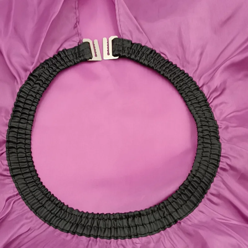 블랙 미용 케이프 전문 헤어 살롱 이발사 천 랩 보호 가운 앞치마 방수 커팅 가운 헤어 천 랩