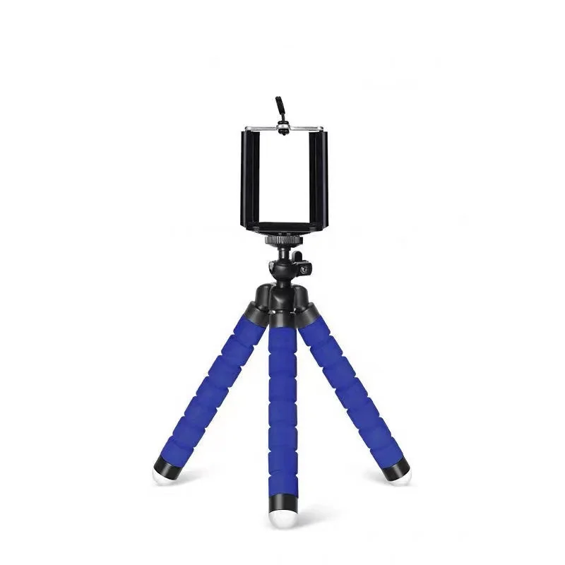 Supporto a forma di polpo spugnoso per streaming live, supporto per cellulare a deformazione libera, treppiede portatile per fotocamera_voghion.com