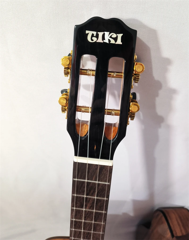 Concert And Tenor Tiki Brand Solid Wood Ukuleles ukulele set