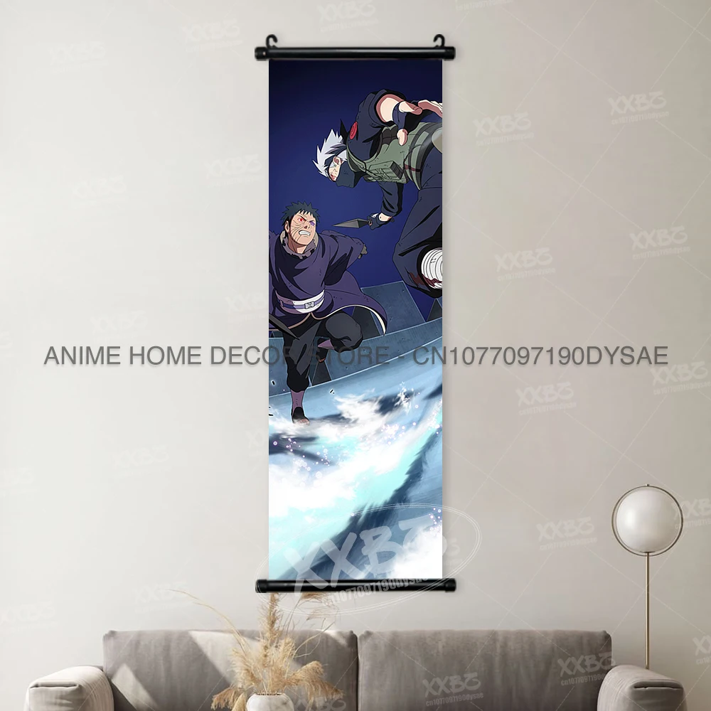 Anime Wall Art: Uchiha Itachi, Haruno Sakura, Shikamaru & Orochimaru Hanging Decor