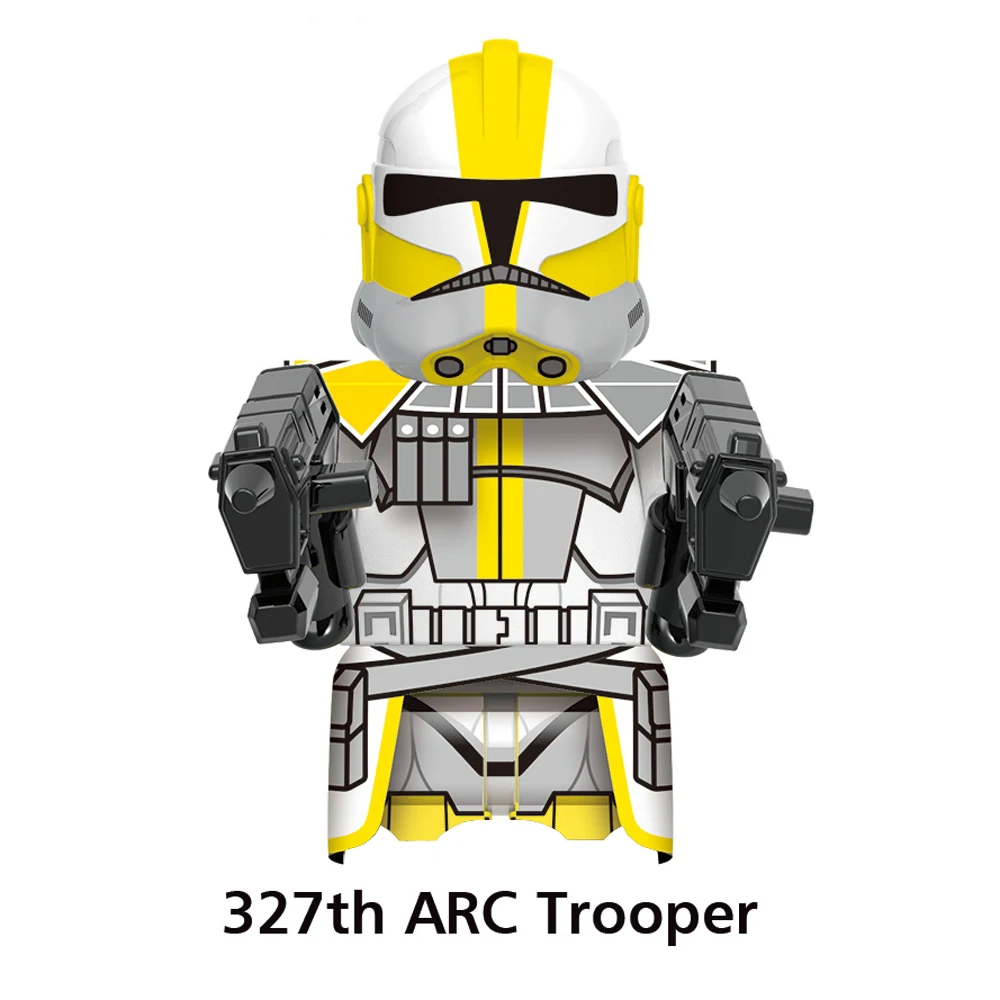 wooden block puzzle Disney Brand The Bad Batch Clone Trooper Building Blocks ARC Commander Colt Blitz Hammer Cody Rex Bricks Elite Squad Trooper Toy wooden blocks Blocks