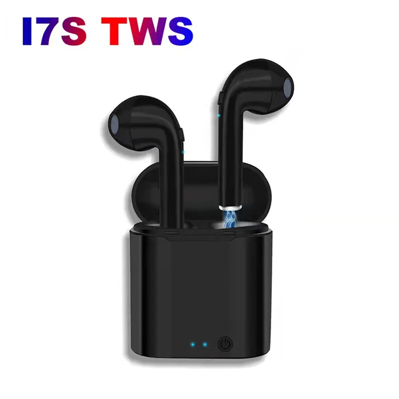 Беспроводные наушники i7s TWS Bluetooth-совместимые 5 0 стереонаушники с басами