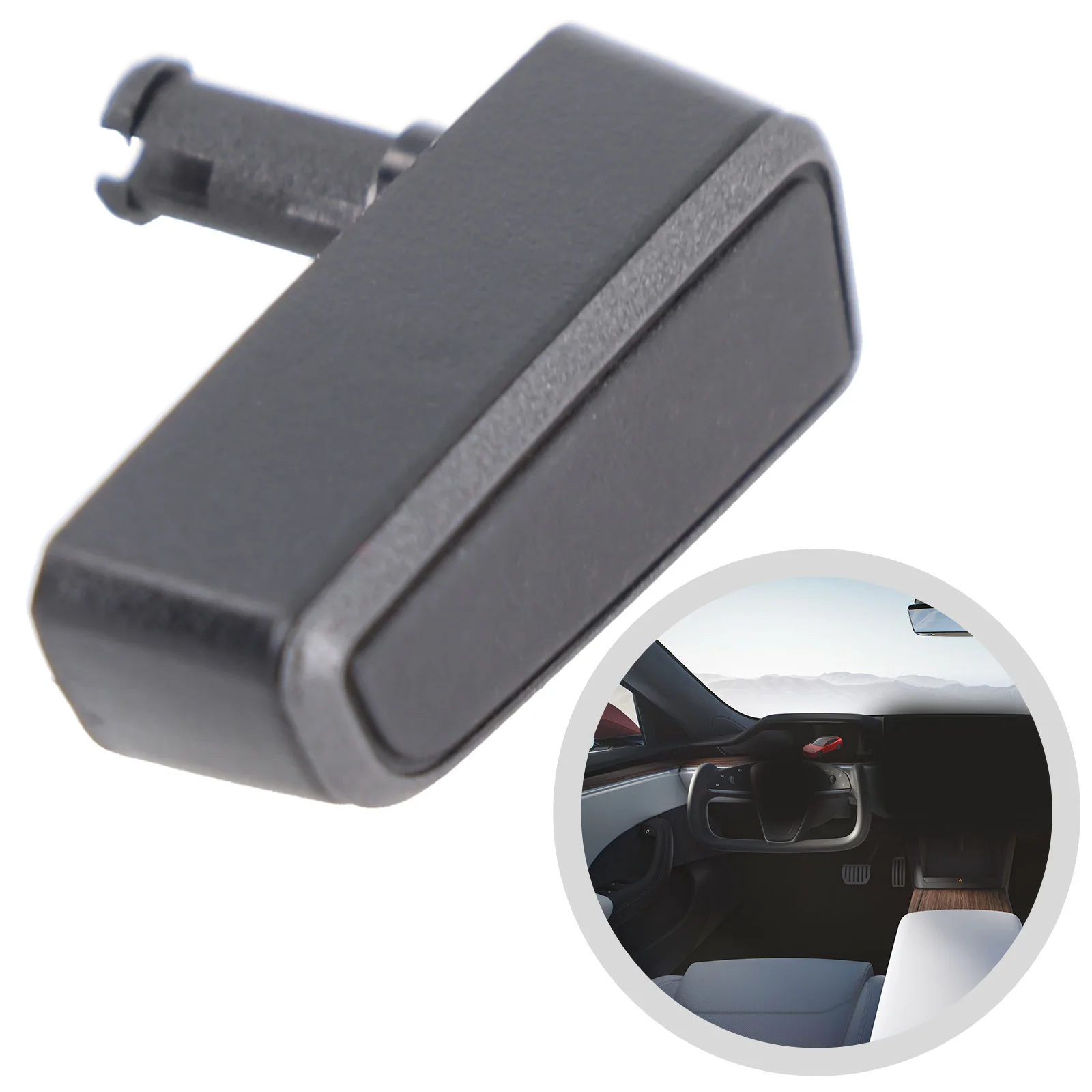 1PCS Vehicle Internal Left-Hand Side Seats Recliner Button Durable Automobile Accessories Fits For Tesla Model 3 Y 2021-2023