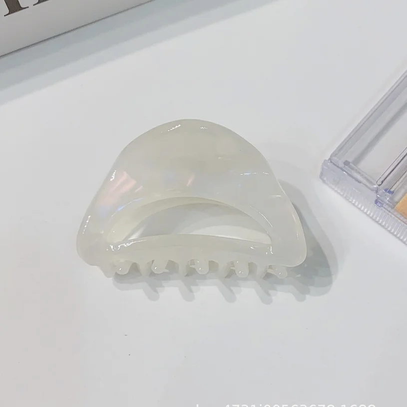 Süße Mini-Haarspange aus Acetat für Frauen und Mädchen, schicke Haarspangen, Krabben-Haarnadeln, Styling-Klauenklammern, modische Haar-Accessoires – Detail 11