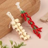 1:12 Dollhouse Miniature Simulation Food Vegetables Fake Chili Pepper Garlic DIY Scene Doll House Room Home Christmas Wall Decor 3