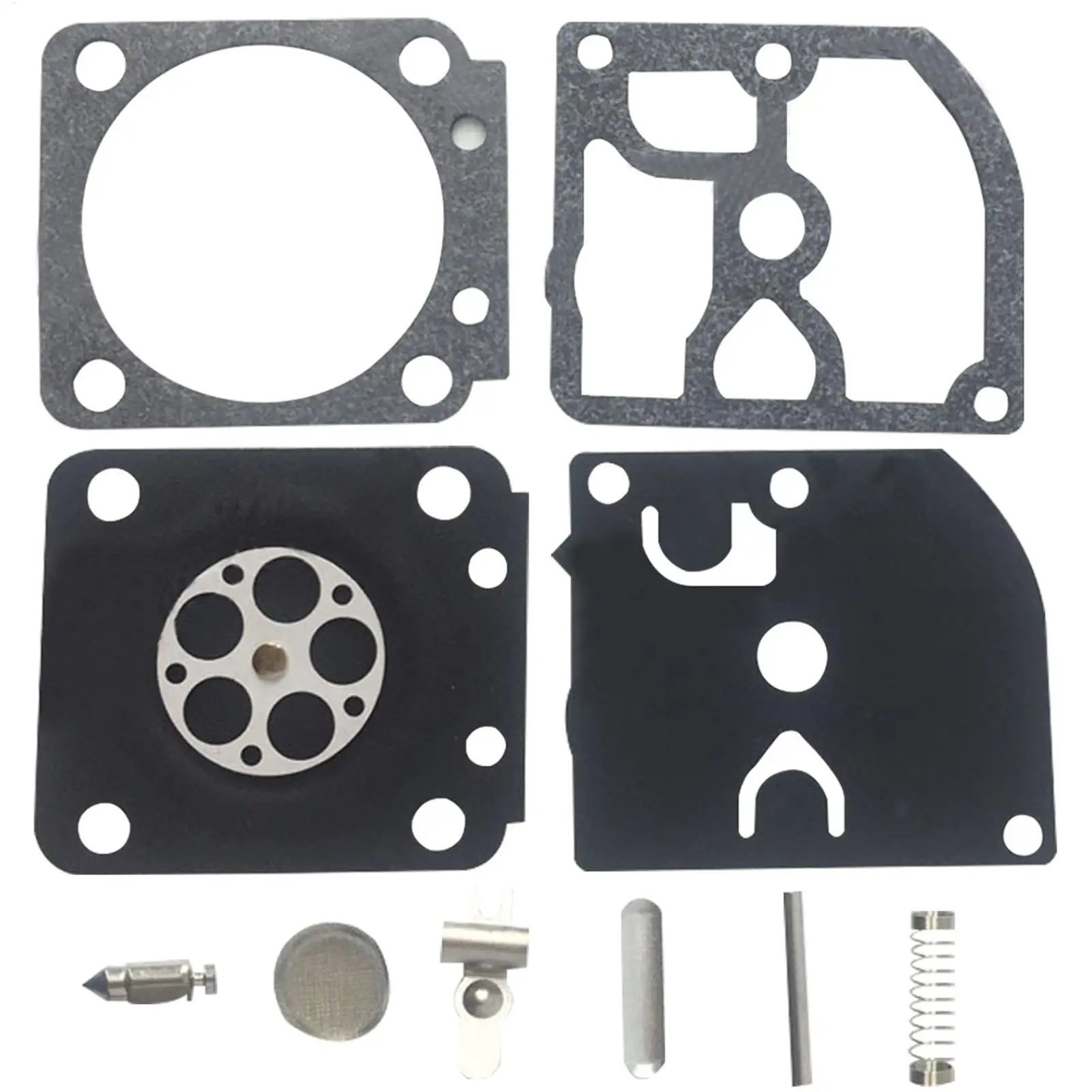 Motorcycle Carburetor Repair Kit For RB-129 Chainsaw Carburetor Rebuild Spare Replacement Part Compatible RB-129 C1M-W26 C1M-W26