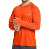 Mens UPF50+ Performance T-Shirt Hoodie Long Sleeve Casual Sun Protection T-Shirt Running Quick Dry Hoodie Sunscreen Fishing Wear 2 Mens UPF50+ Performance T-Shirt Hoodie Long Sleeve Casual Sun Protection T-Shirt Running Quick Dry Hoodie Sunscreen Fishing Wear 2