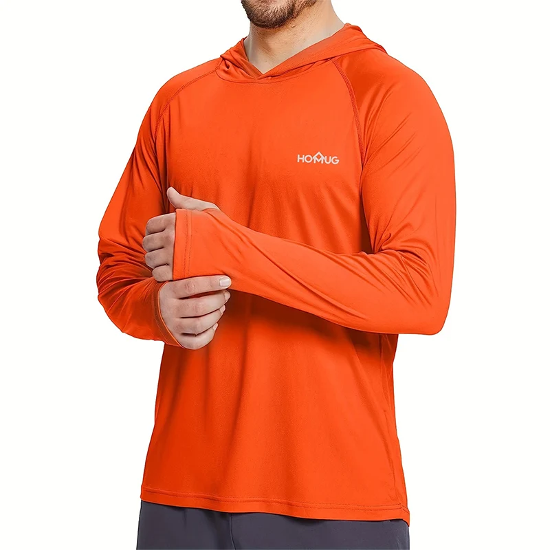 Mens UPF50+ Performance T-Shirt Hoodie