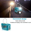 110V-220V Outdoor Portable Battery Inverter 200W AC 120-220V Modified Sine Wave Power Adapter for Makita/Devi/Miwachi Battery 4