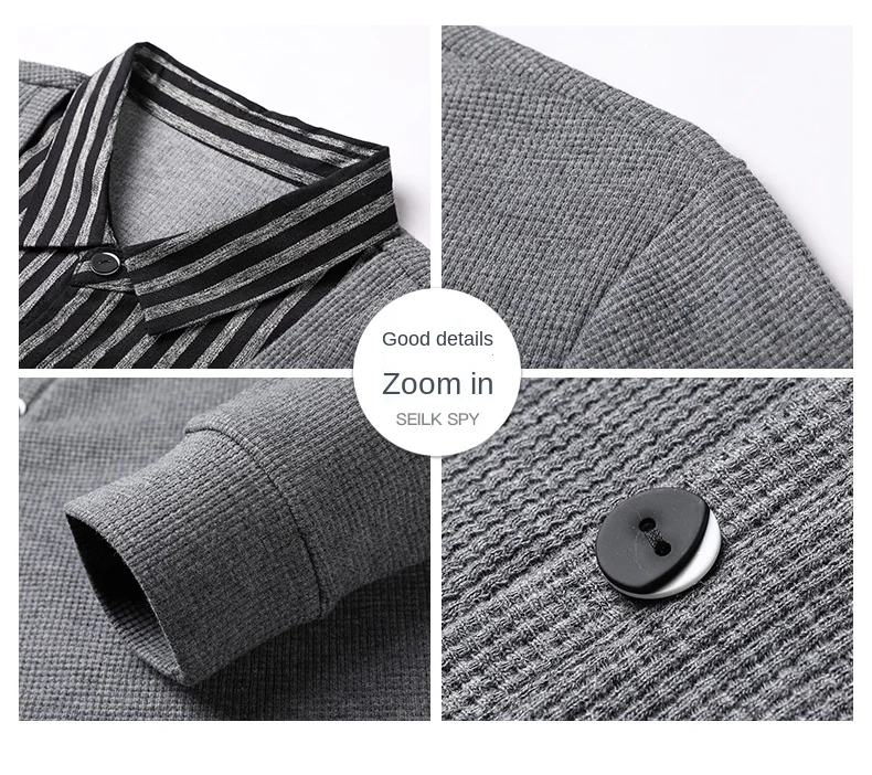 Cardigan Homme GOLYOY - Pull à Boutons Rayé, Tissu Doux, Coupe Décontractée - Streetwear Oversize